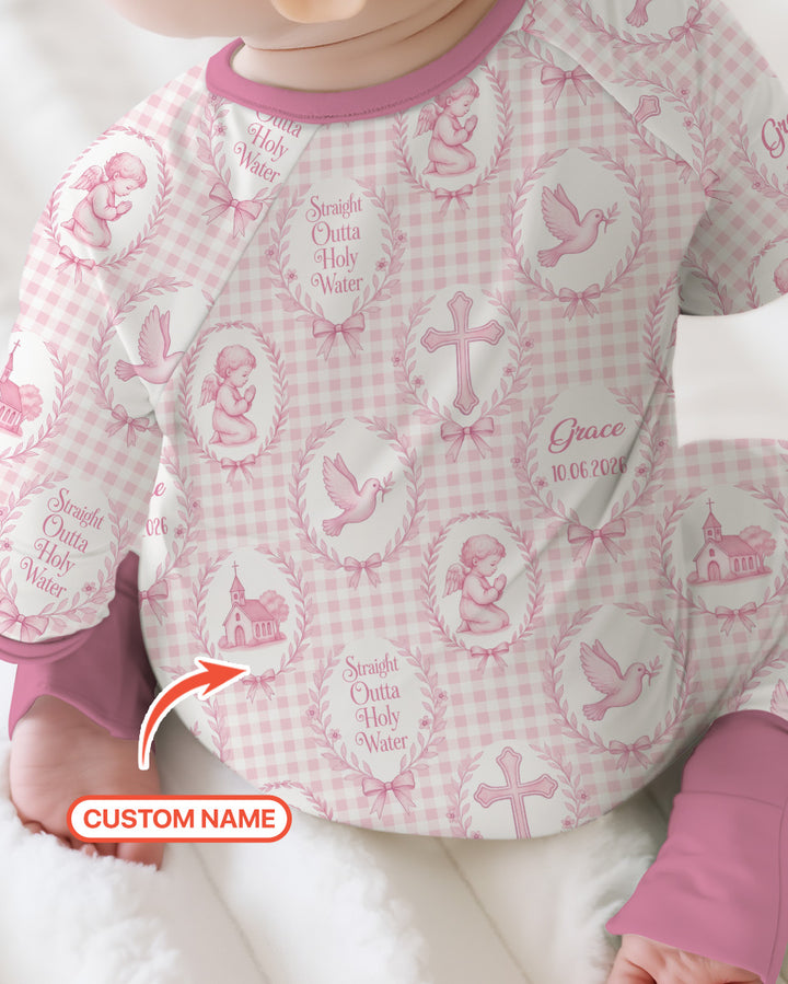 Gerippte Babykleidung mit individuellem Foto - Weich &amp; Skizzenhaft