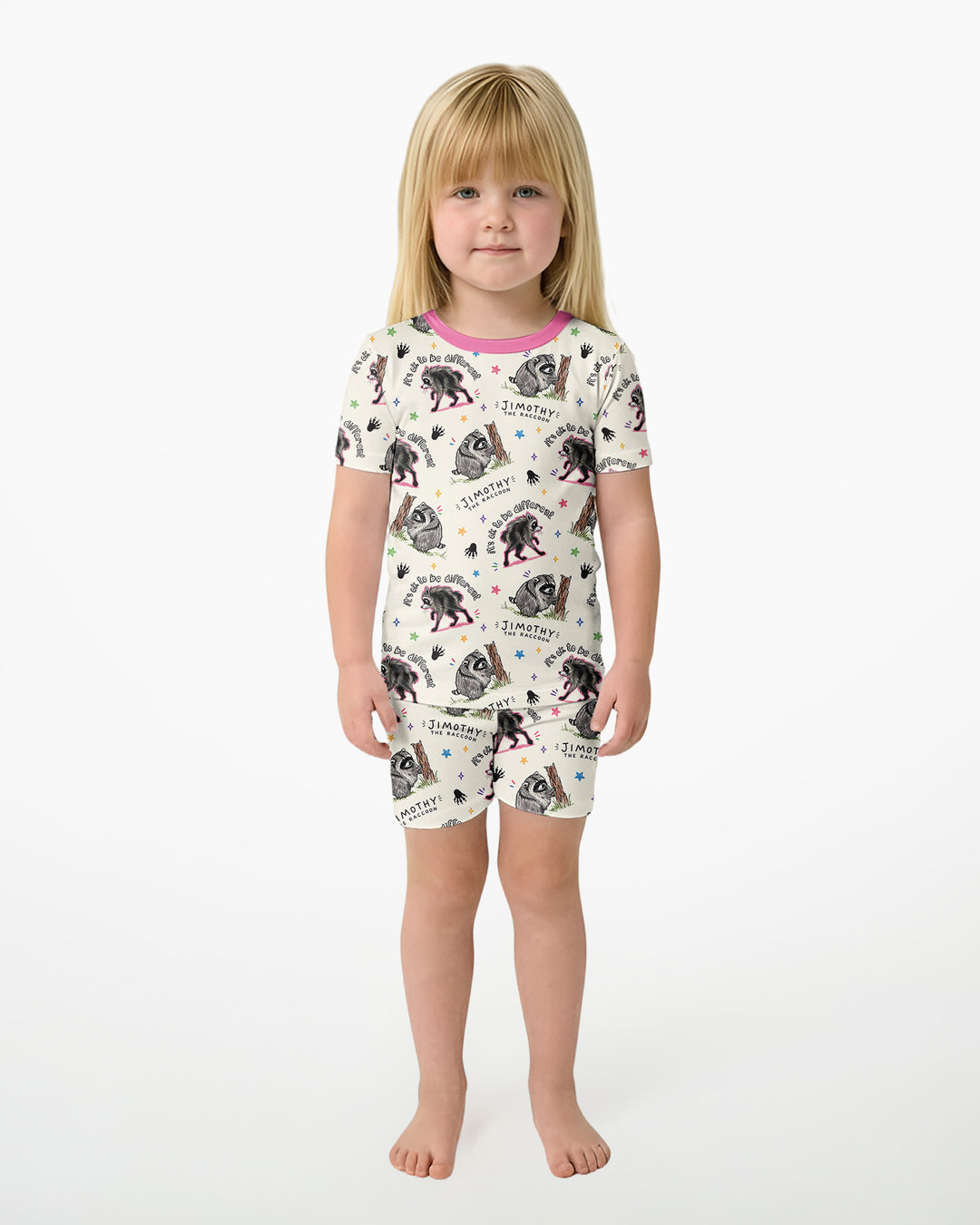 It's Okay to be Jimothy Bamboo Two Piece Short Sleeve Shorts Pajama Set