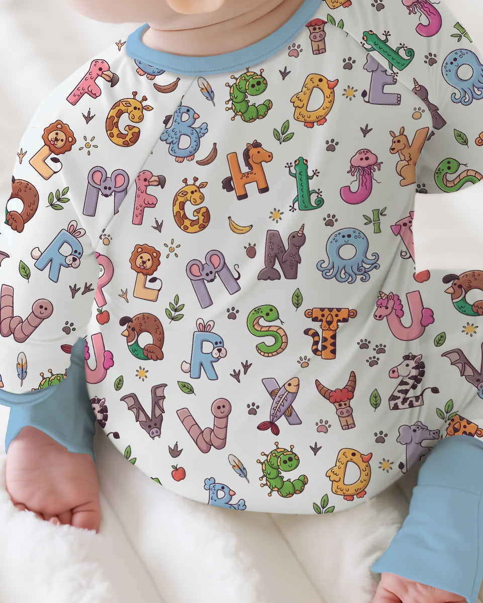 Animals Alphabet Bamboo Convertible Zippy