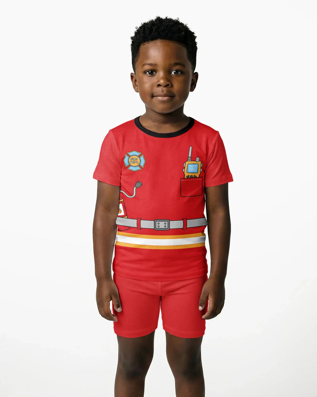 Schlafanzug-Set zweiteilig, kurze Ärmel, kurze Hose, Bambus
