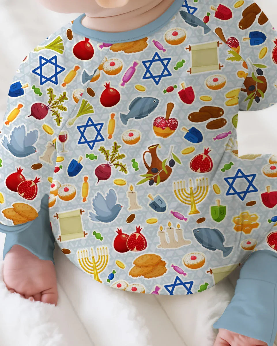 Gerippte Babykleidung mit individuellem Foto - Weich &amp; Skizzenhaft