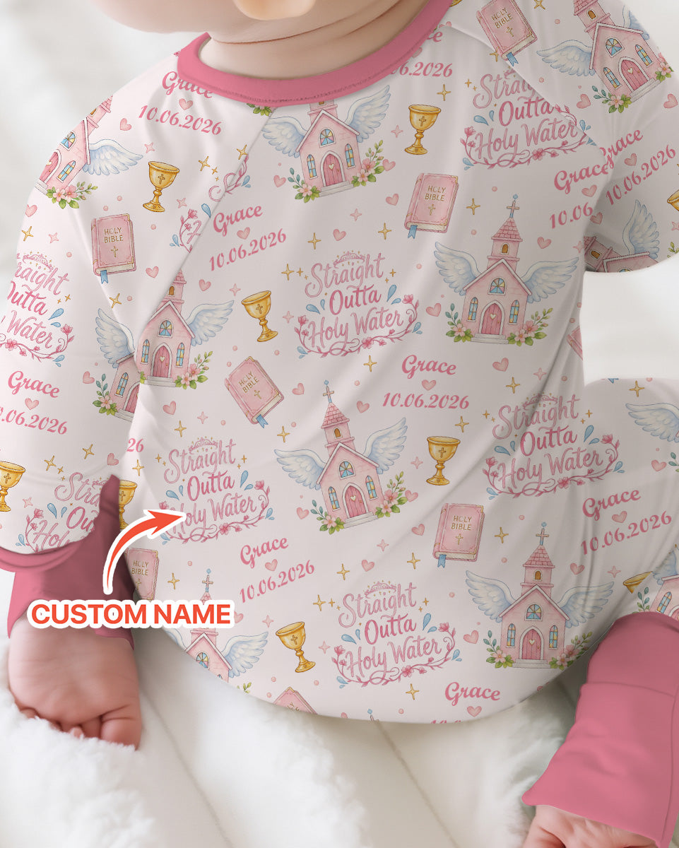 Gerippte Babykleidung mit individuellem Foto - Weich &amp; Skizzenhaft