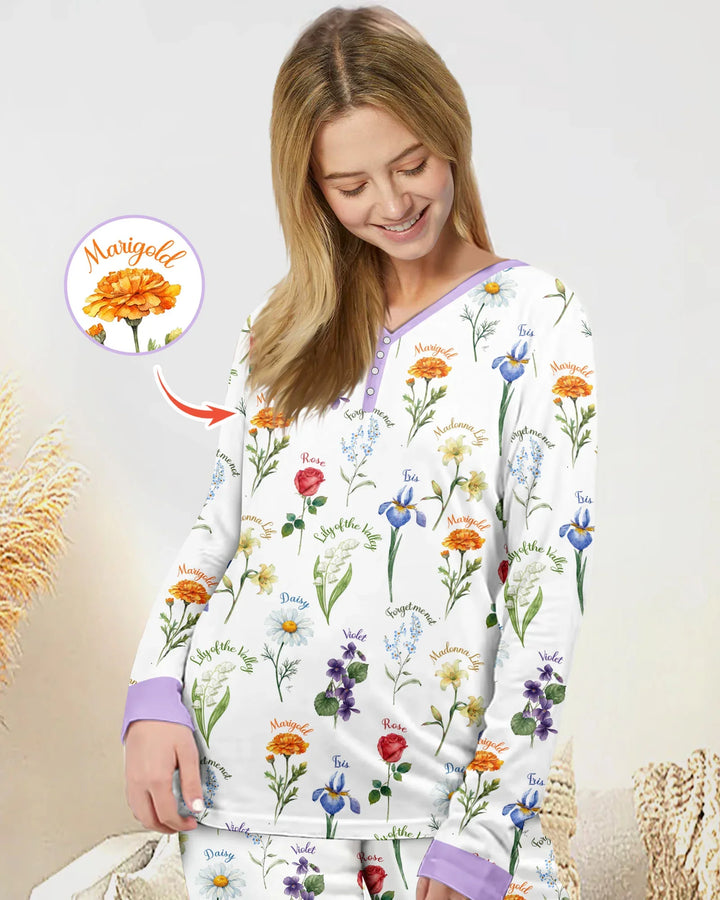 Vorlage Bambus Damen Pyjama Set