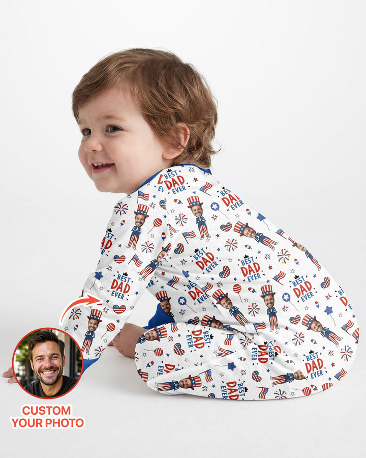 Gerippte Babykleidung mit individuellem Foto - Weich &amp; Skizzenhaft