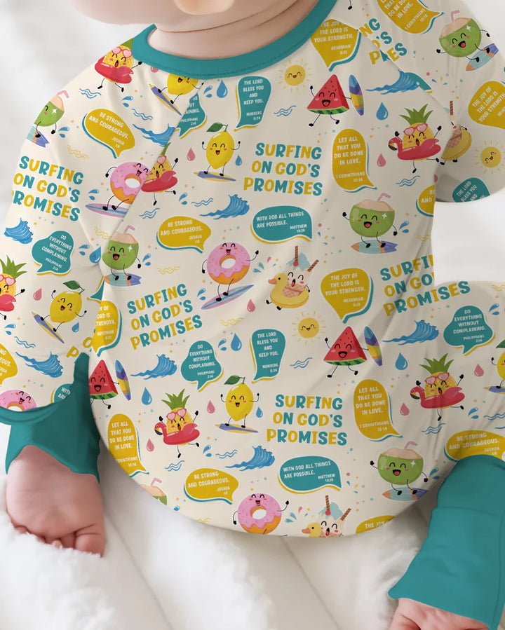 Gerippte Babykleidung mit individuellem Foto - Weich &amp; Skizzenhaft