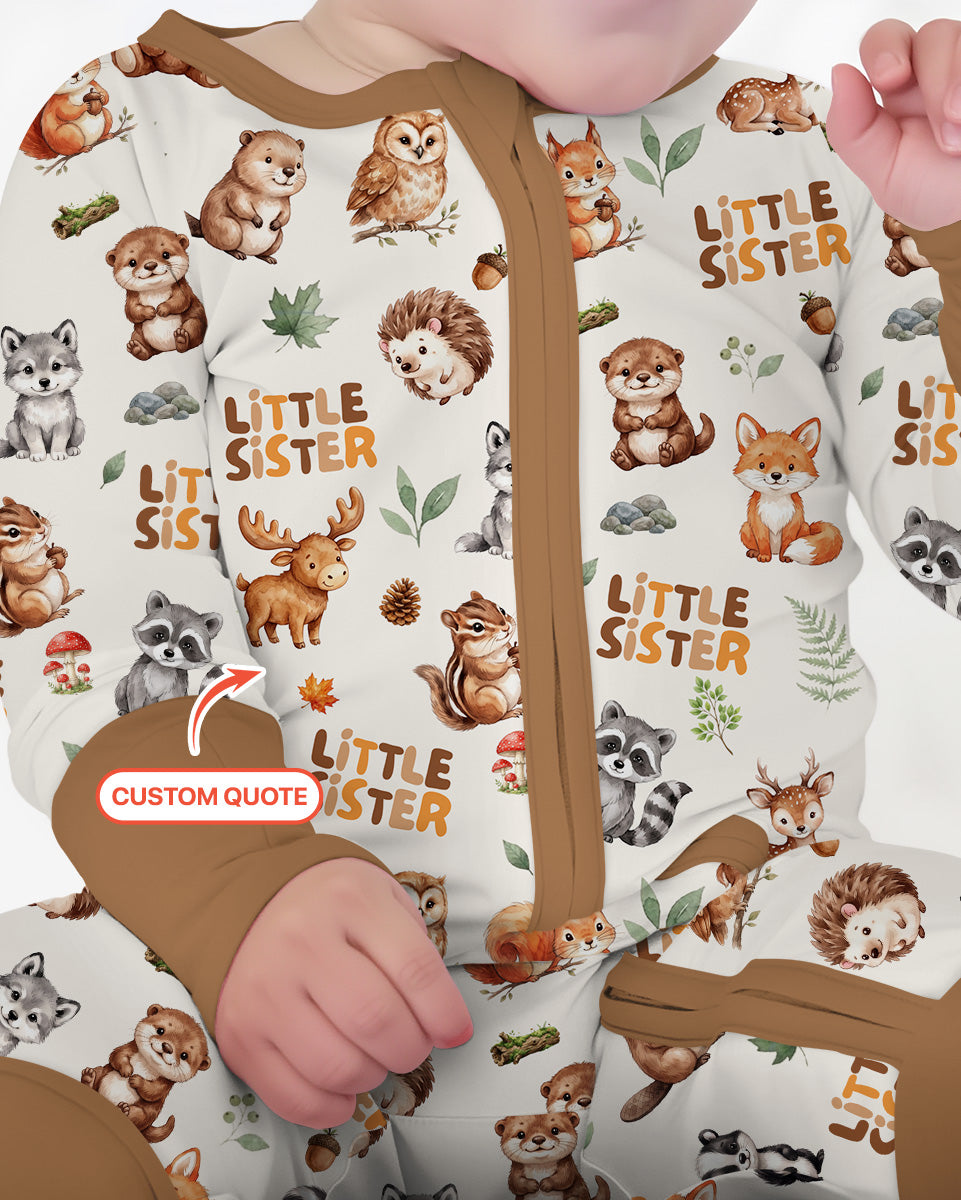 Gerippte Babykleidung mit individuellem Foto - Weich &amp; Skizzenhaft