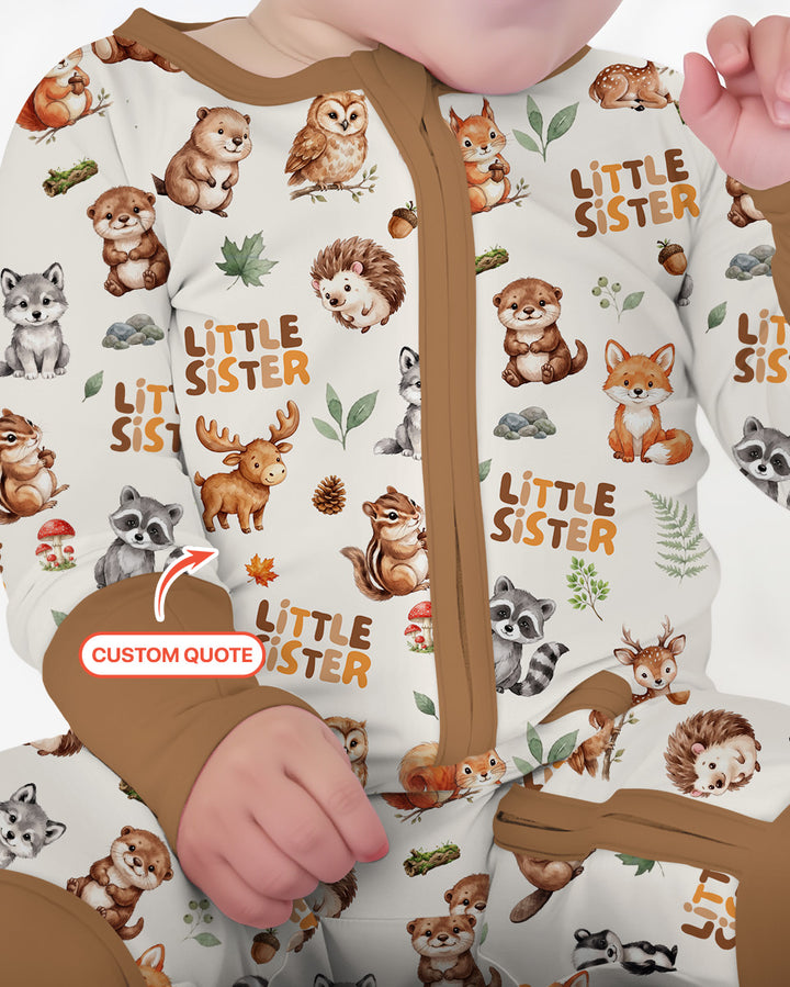 Gerippte Babykleidung mit individuellem Foto - Weich &amp; Skizzenhaft