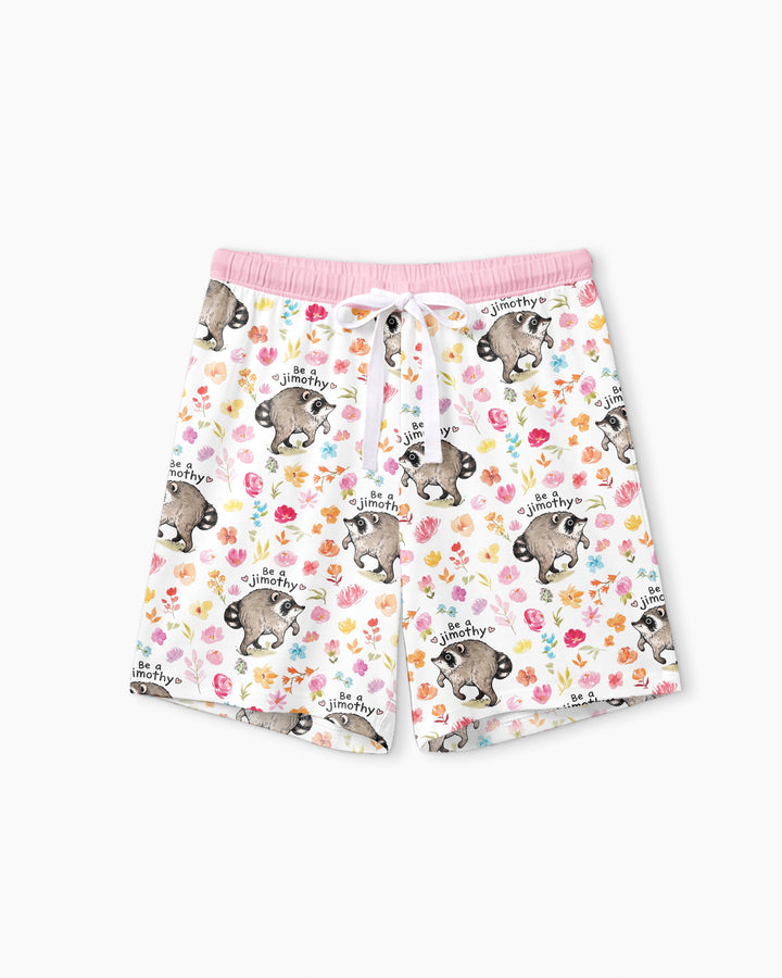 Be A Jimothy Family Matching Bamboo Women Short Sleeve Short Pajama Set