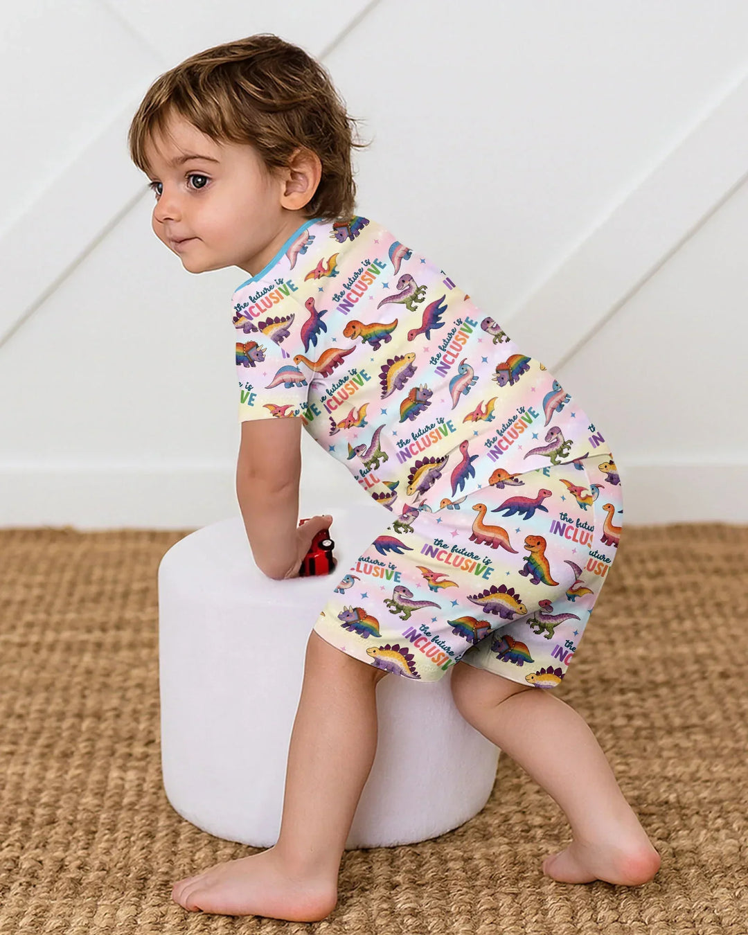 Schlafanzug-Set zweiteilig, kurze Ärmel, kurze Hose, Bambus