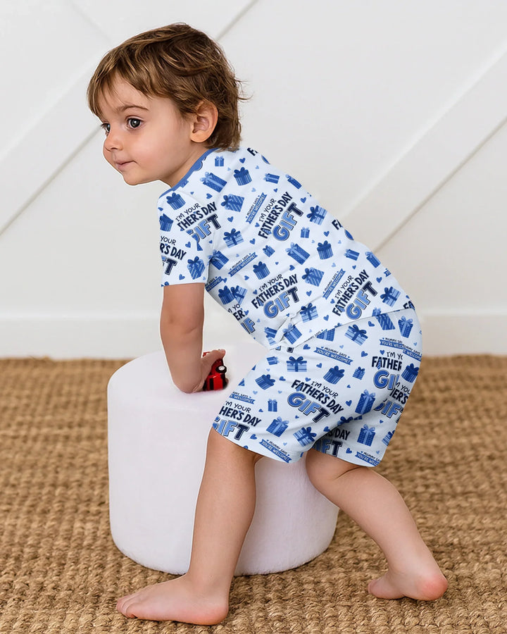 Schlafanzug-Set zweiteilig, kurze Ärmel, kurze Hose, Bambus