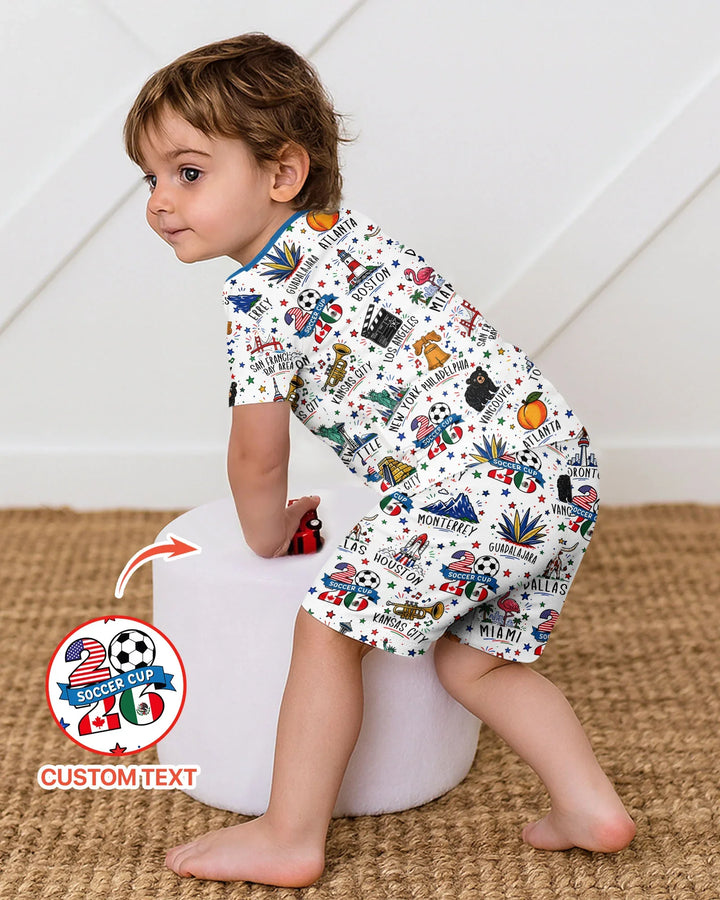 Schlafanzug-Set zweiteilig, kurze Ärmel, kurze Hose, Bambus