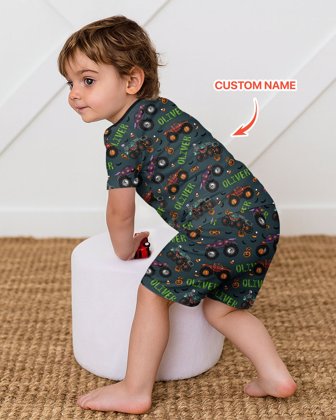 Schlafanzug-Set zweiteilig, kurze Ärmel, kurze Hose, Bambus