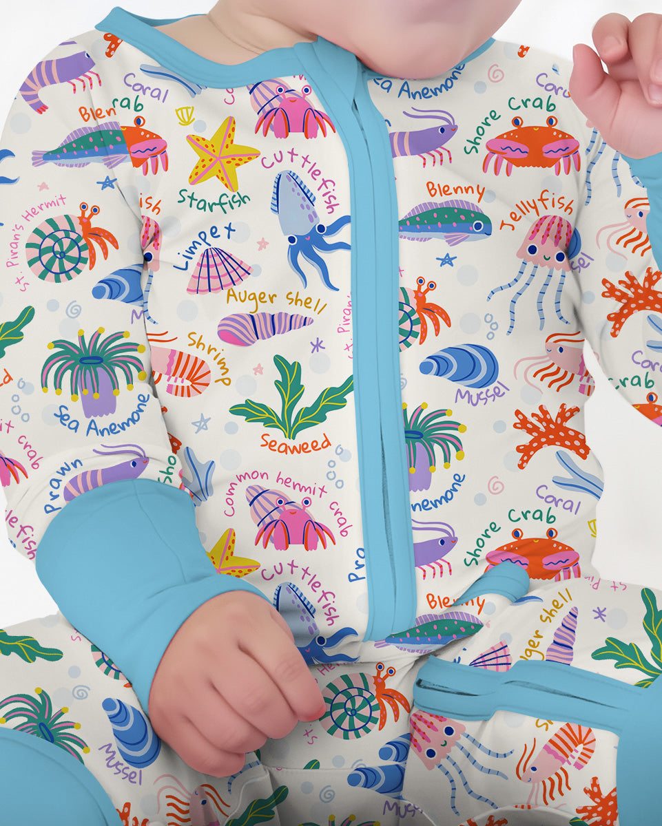 Tide Pool Pals Bamboo Convertible Zippy