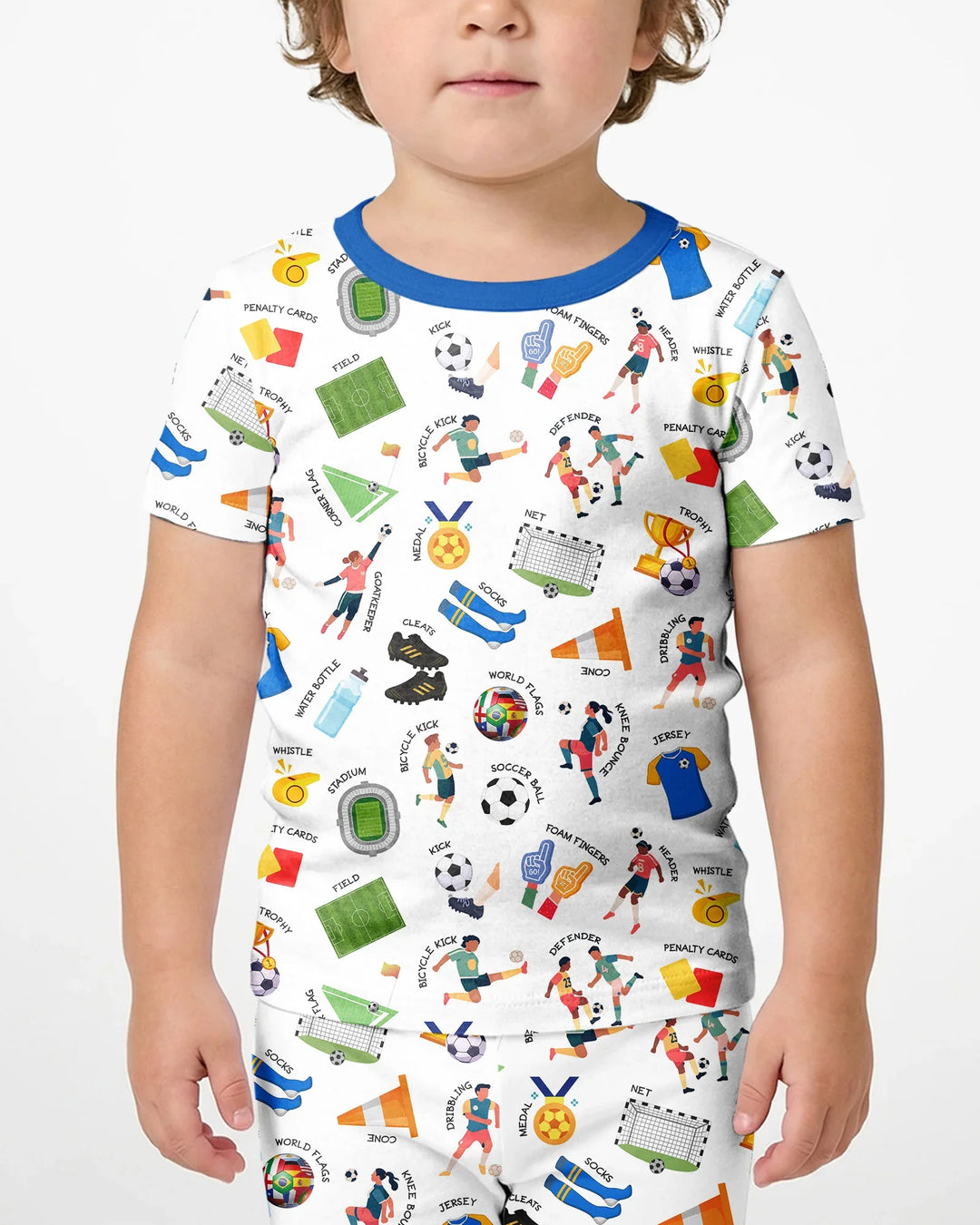 Schlafanzug-Set zweiteilig, kurze Ärmel, kurze Hose, Bambus