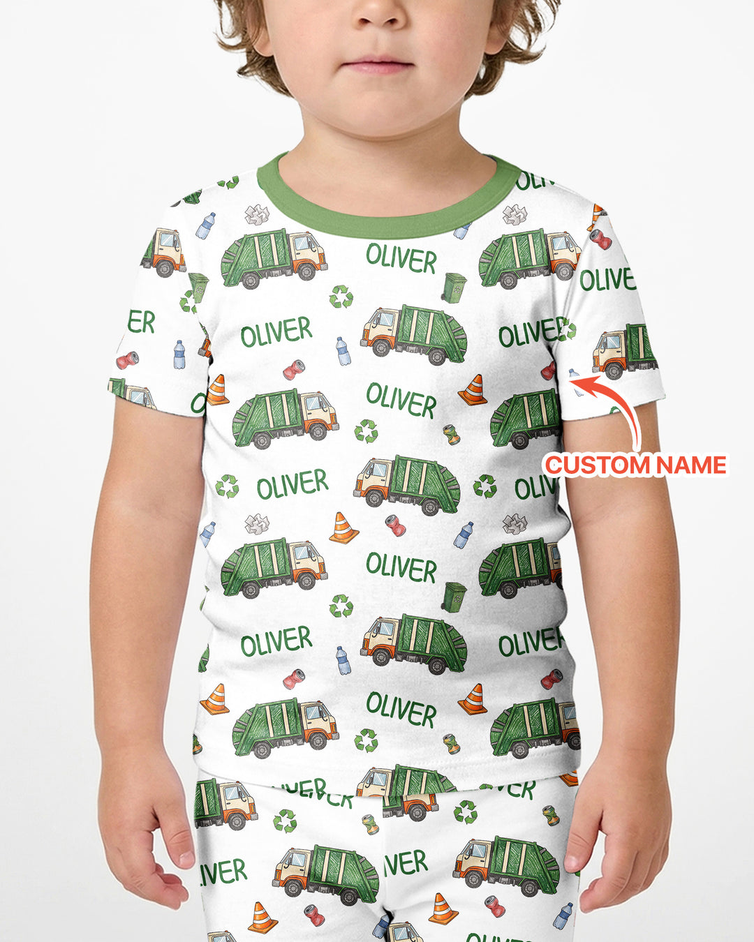 Schlafanzug-Set zweiteilig, kurze Ärmel, kurze Hose, Bambus