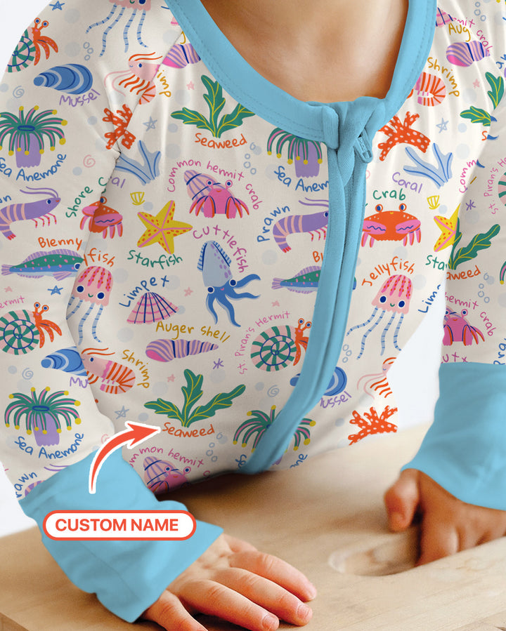 Tide Pool Pals Bamboo Convertible Zippy