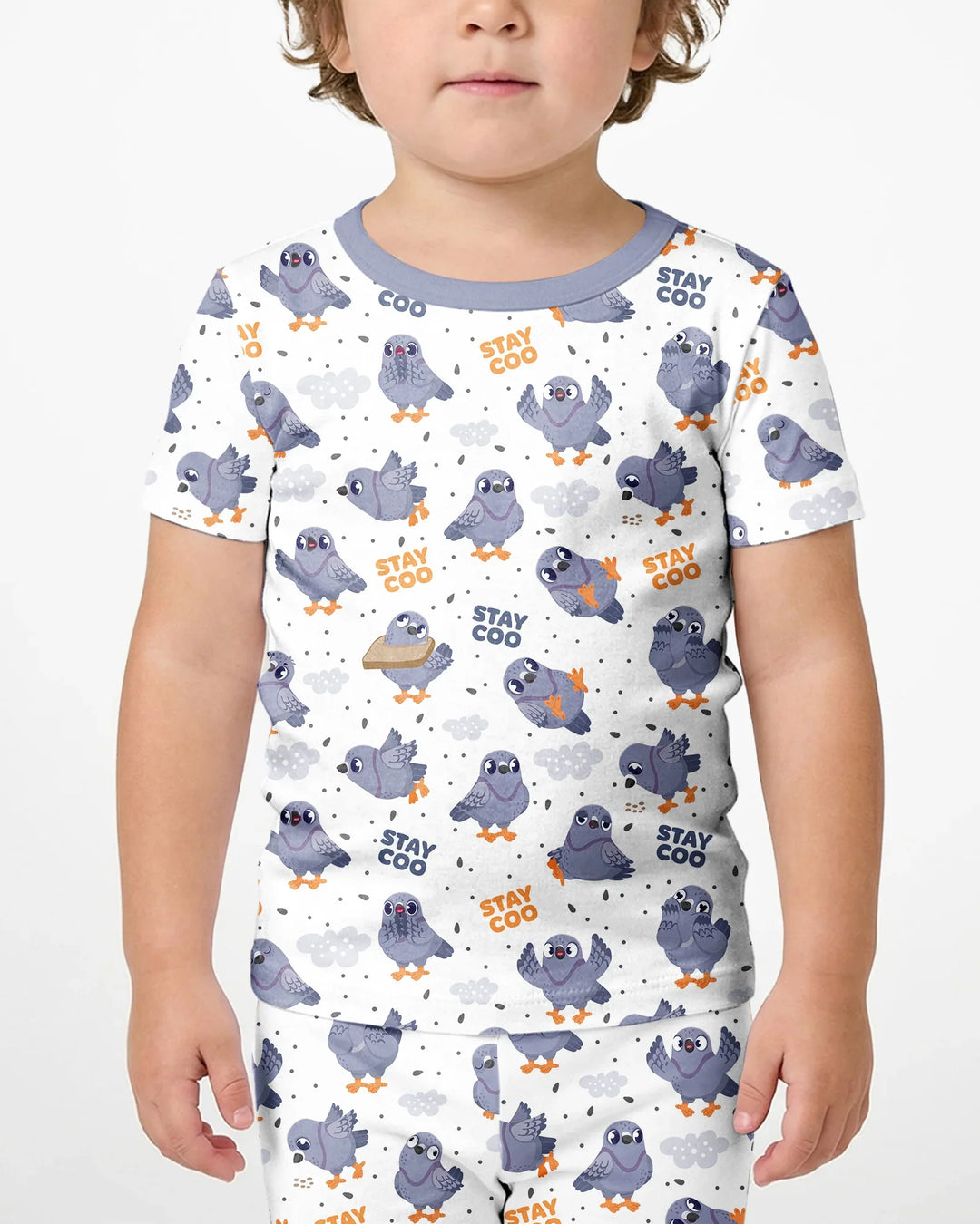 Zweiteiliges, kurzärmliges Pyjama-Set mit Marienkäfern
