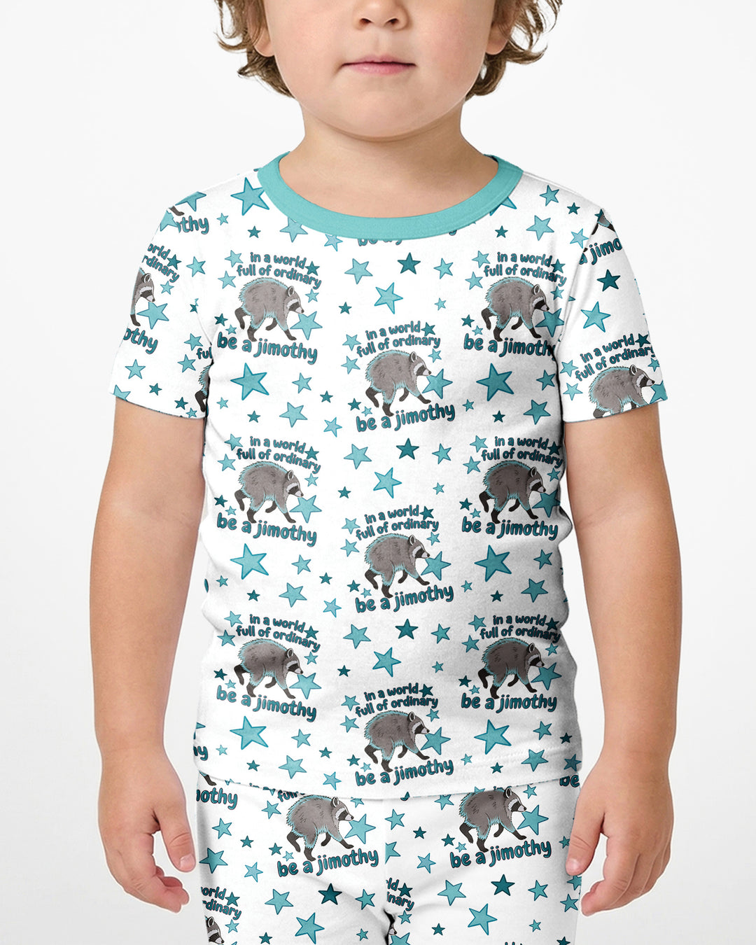 In A World Full Of Ordinary Be A Jimothy Bamboo Two Piece Short Sleeve Shorts Pajama Set