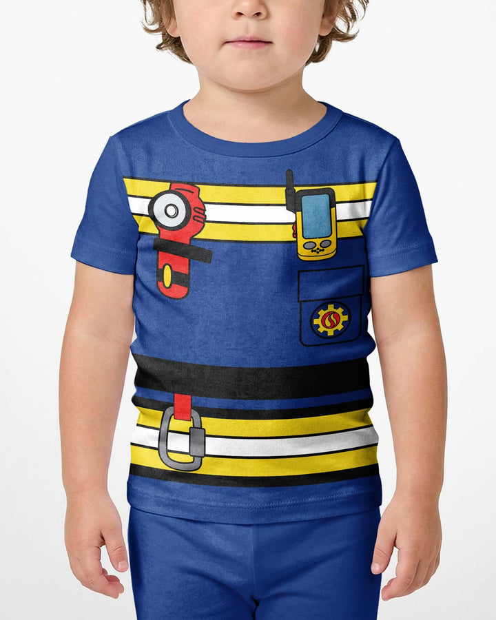 Schlafanzug-Set zweiteilig, kurze Ärmel, kurze Hose, Bambus