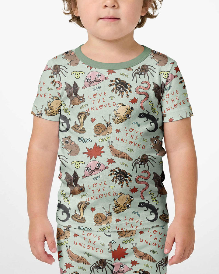 Love the Unloved Bamboo Two Piece Short Sleeve Shorts Pajama Set