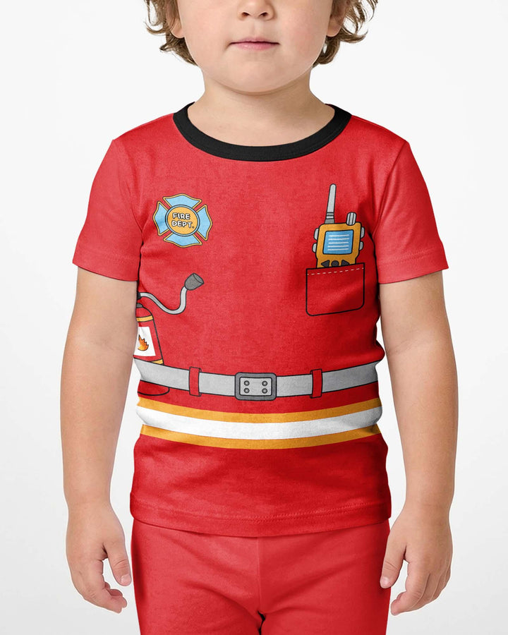 Schlafanzug-Set zweiteilig, kurze Ärmel, kurze Hose, Bambus