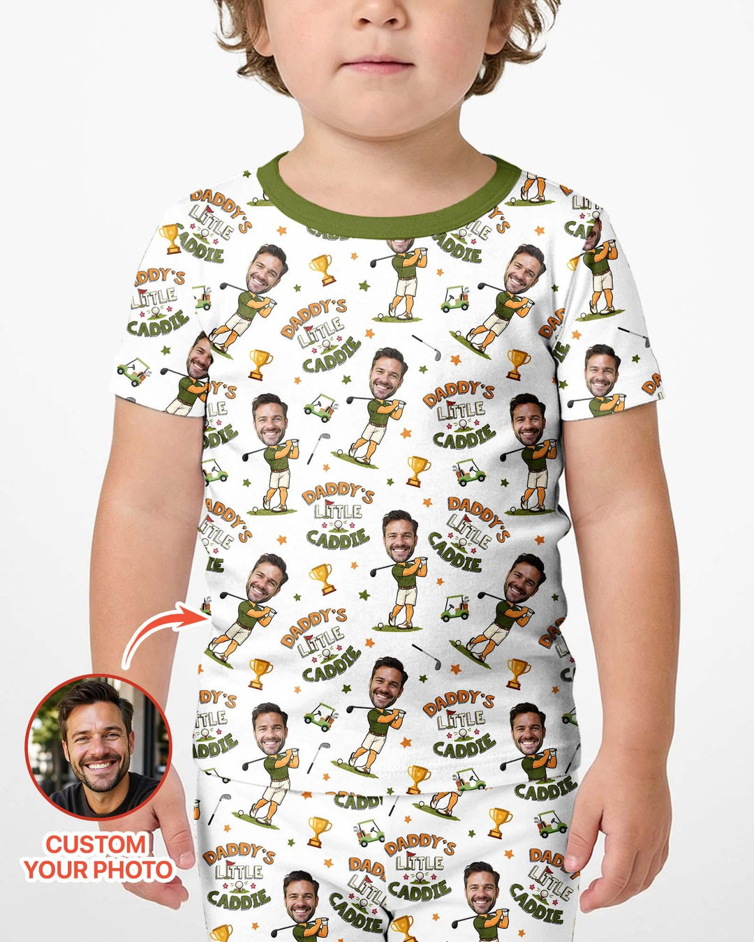 Zweiteiliges Pyjama-Set mit kurzen Ärmeln und Shorts im Sommer-Design