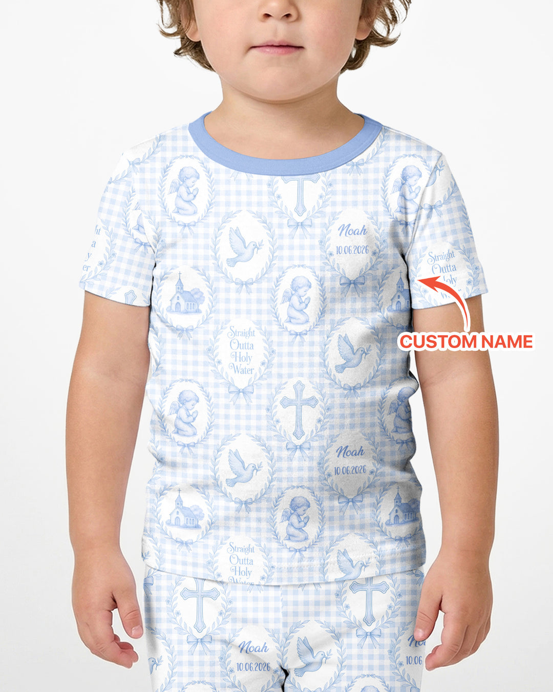 Schlafanzug-Set zweiteilig, kurze Ärmel, kurze Hose, Bambus