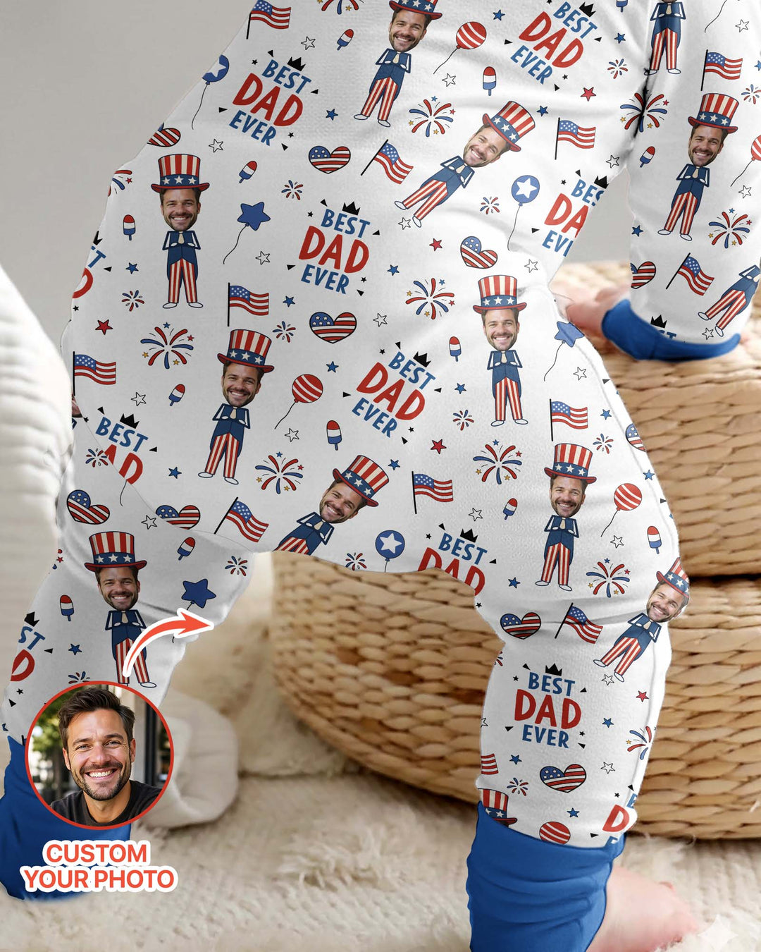 Gerippte Babykleidung mit individuellem Foto - Weich &amp; Skizzenhaft