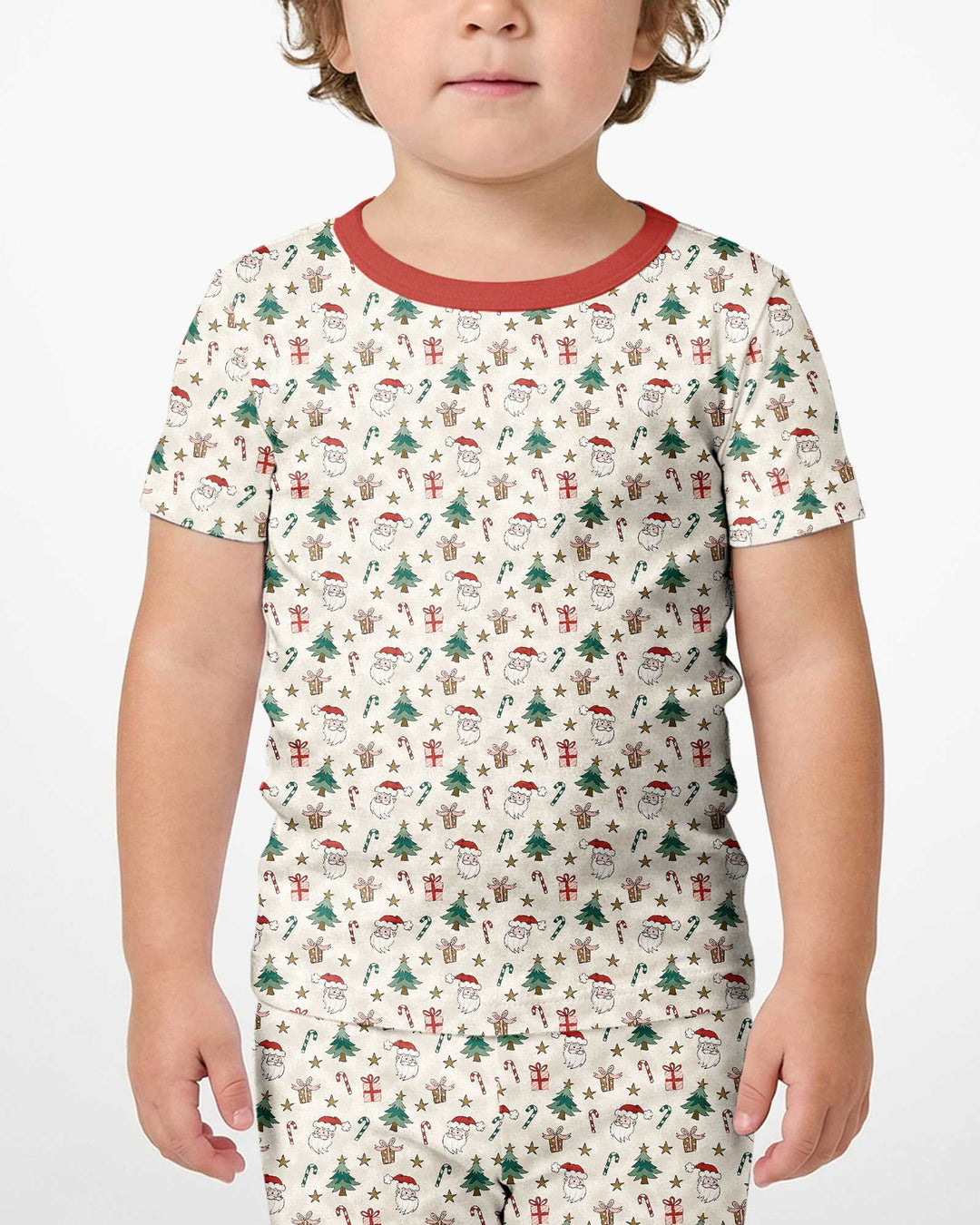 Schlafanzug-Set zweiteilig, kurze Ärmel, kurze Hose, Bambus