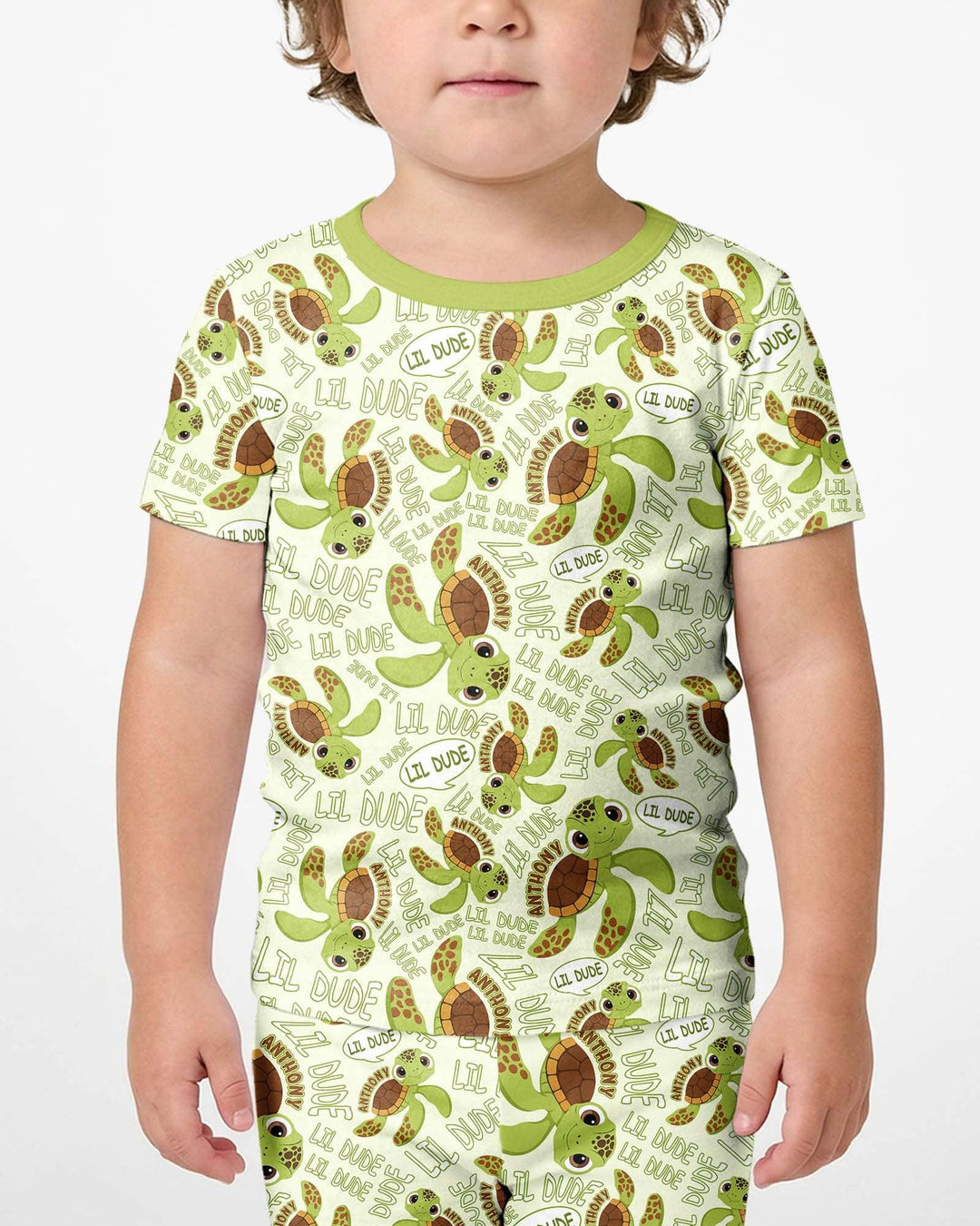Zweiteiliges Pyjama-Set mit kurzen Ärmeln und Shorts im Sommer-Design