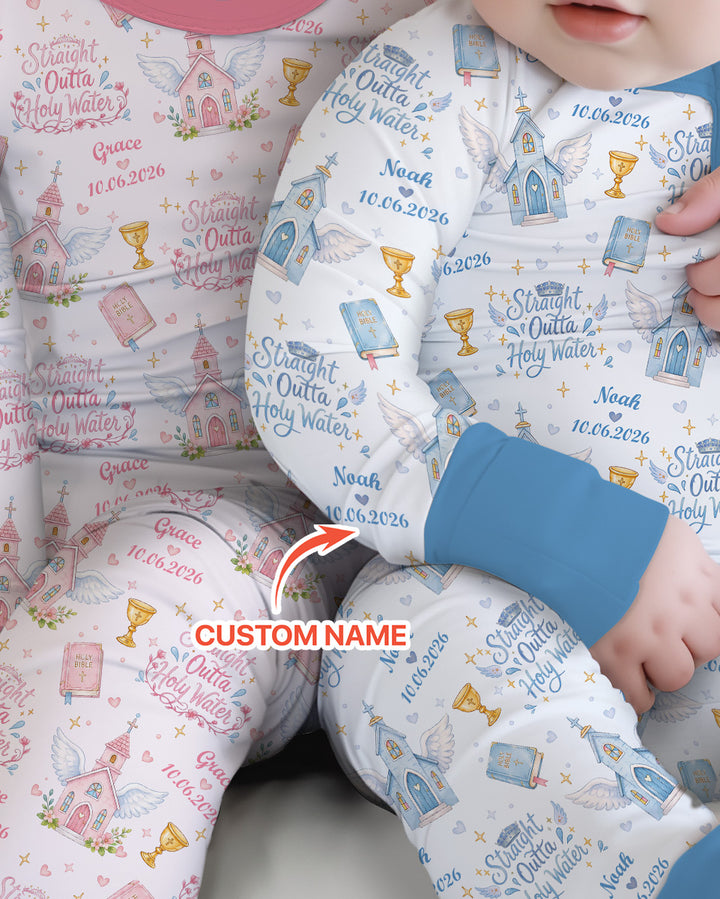 Gerippte Babykleidung mit individuellem Foto - Weich &amp; Skizzenhaft