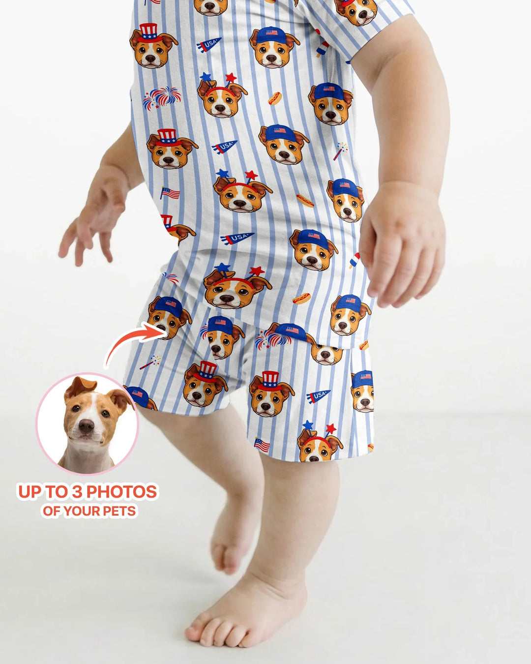 Schlafanzug-Set zweiteilig, kurze Ärmel, kurze Hose, Bambus