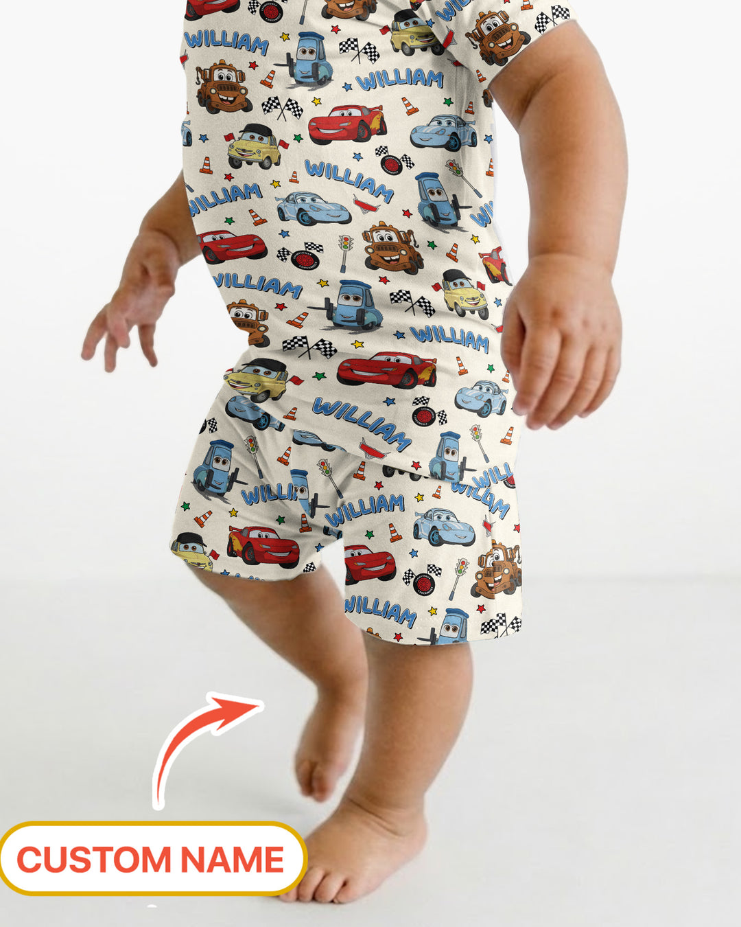 Schlafanzug-Set zweiteilig, kurze Ärmel, kurze Hose, Bambus