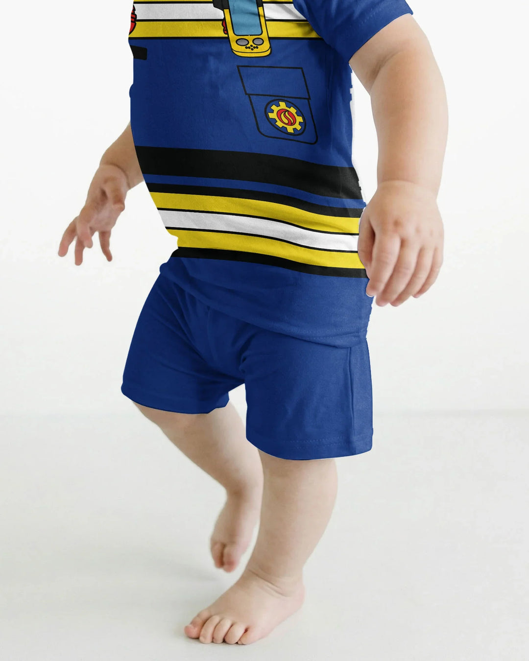 Schlafanzug-Set zweiteilig, kurze Ärmel, kurze Hose, Bambus