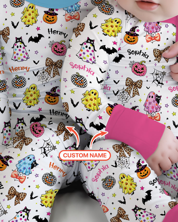 Custom Name Coquette Summerween Bamboo Convertible Zippy