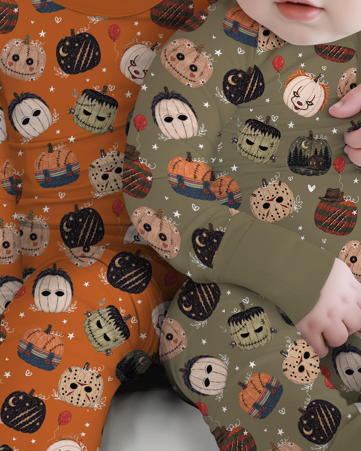 Spooky Slasher Pumpkins Bamboo Convertible Zippy