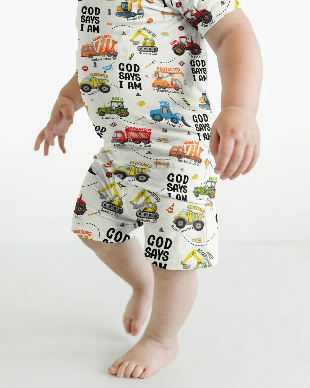 Zweiteiliges Pyjama-Set mit kurzen Ärmeln und Shorts im Sommer-Design