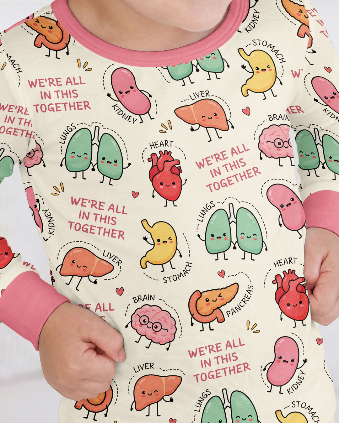 We're All In This Together Bamboo Two Piece Long Sleeve Pajama Set