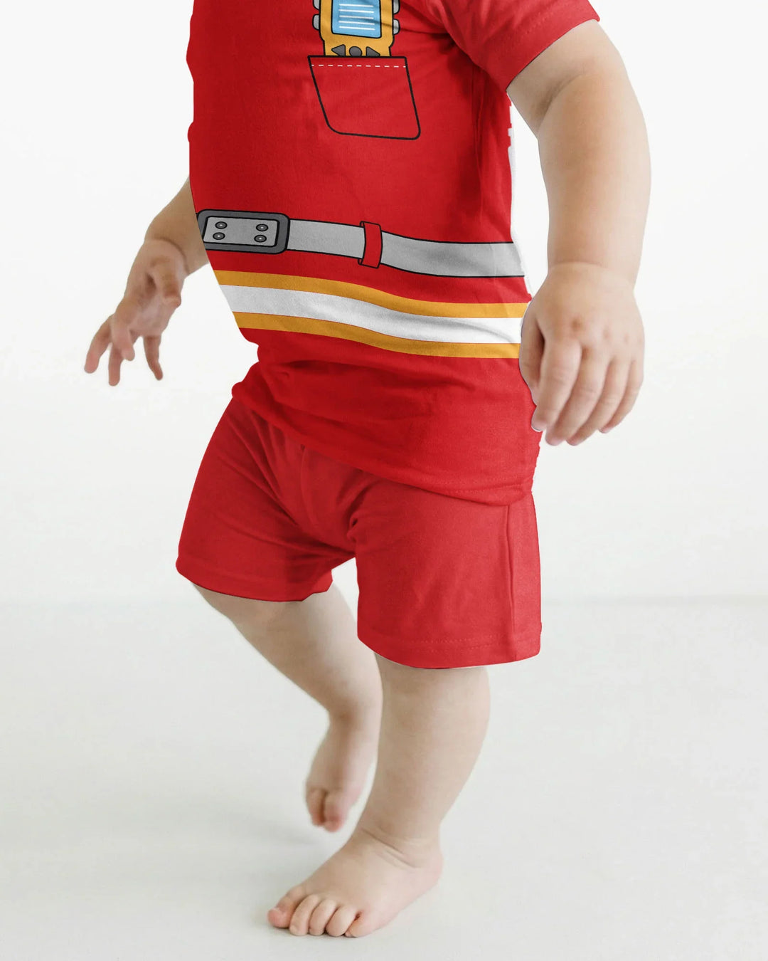 Schlafanzug-Set zweiteilig, kurze Ärmel, kurze Hose, Bambus