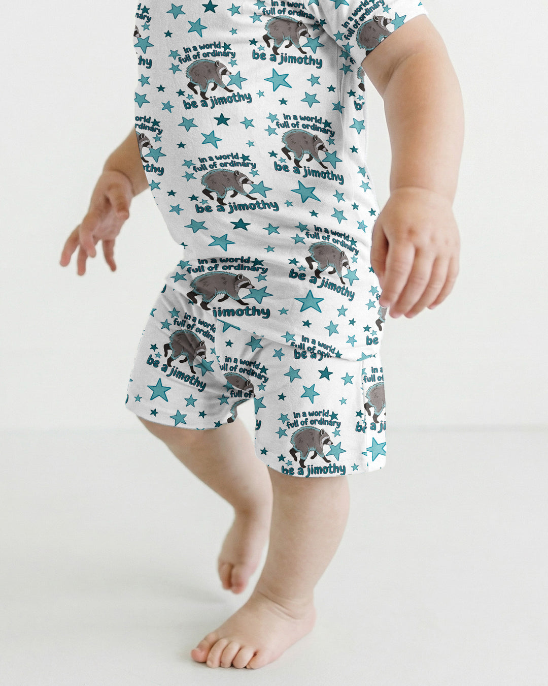 In A World Full Of Ordinary Be A Jimothy Bamboo Two Piece Short Sleeve Shorts Pajama Set