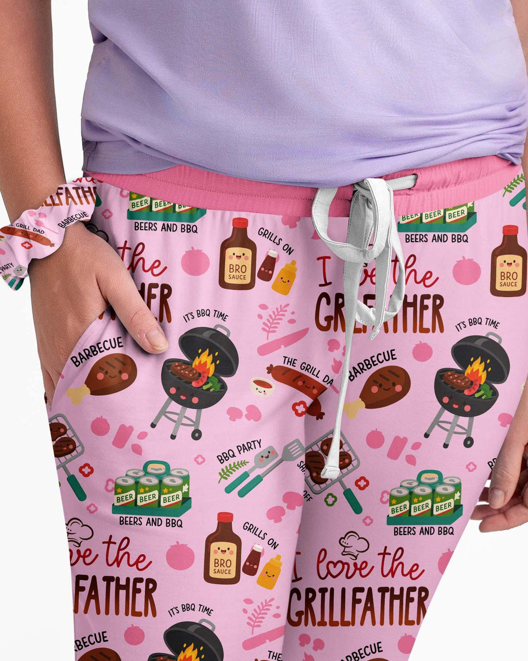 The Grill Father Familien-Pyjama-Set aus Bambus für Damen