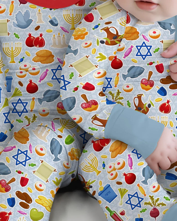 Gerippte Babykleidung mit individuellem Foto - Weich &amp; Skizzenhaft