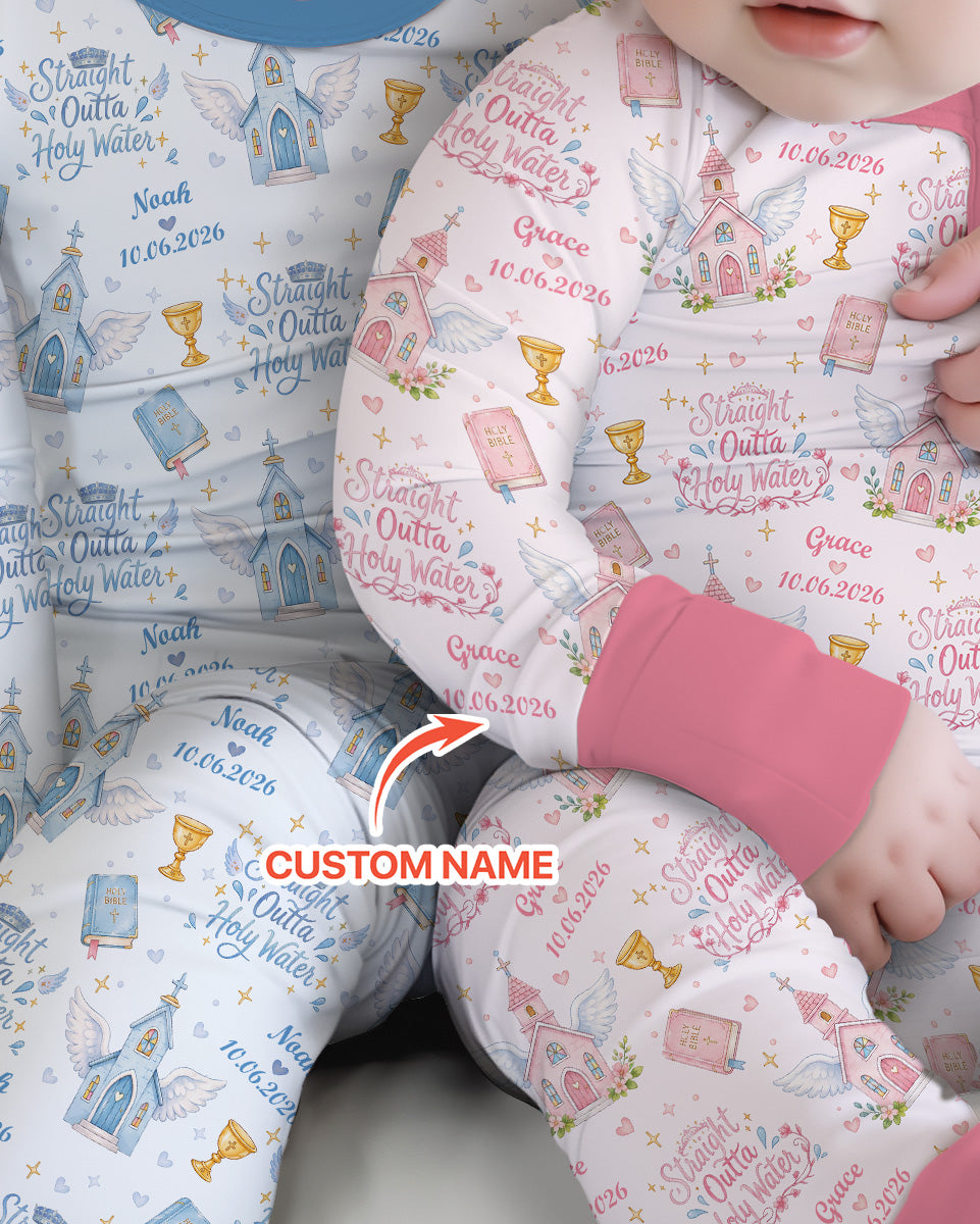 Gerippte Babykleidung mit individuellem Foto - Weich &amp; Skizzenhaft