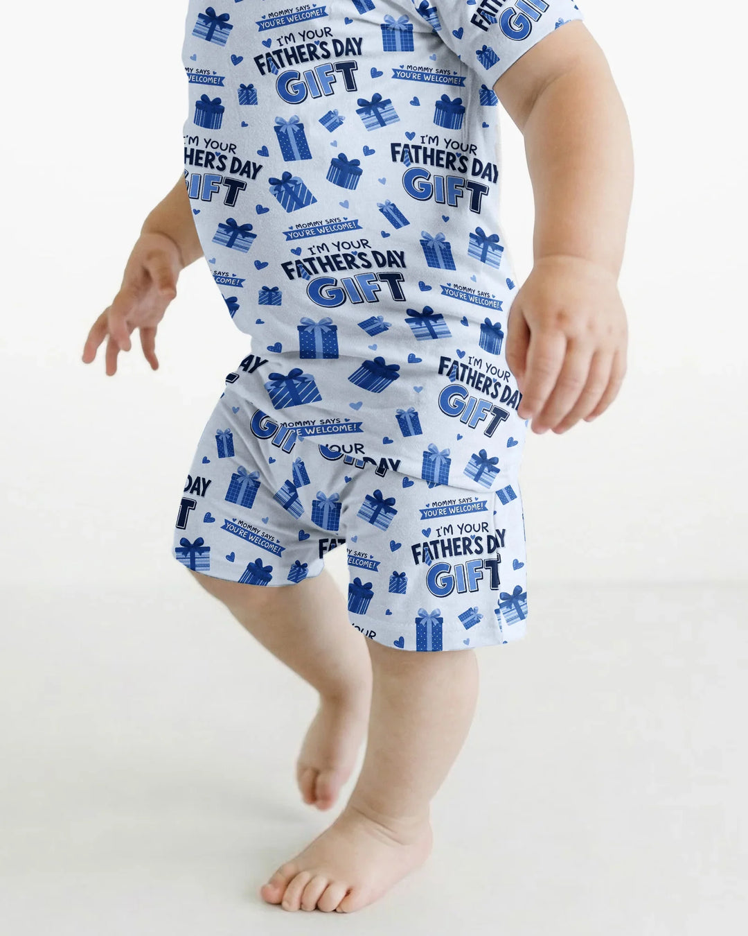Schlafanzug-Set zweiteilig, kurze Ärmel, kurze Hose, Bambus