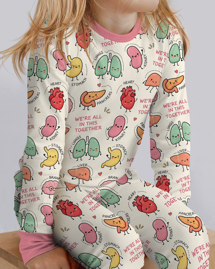 We're All In This Together Bamboo Two Piece Long Sleeve Pajama Set