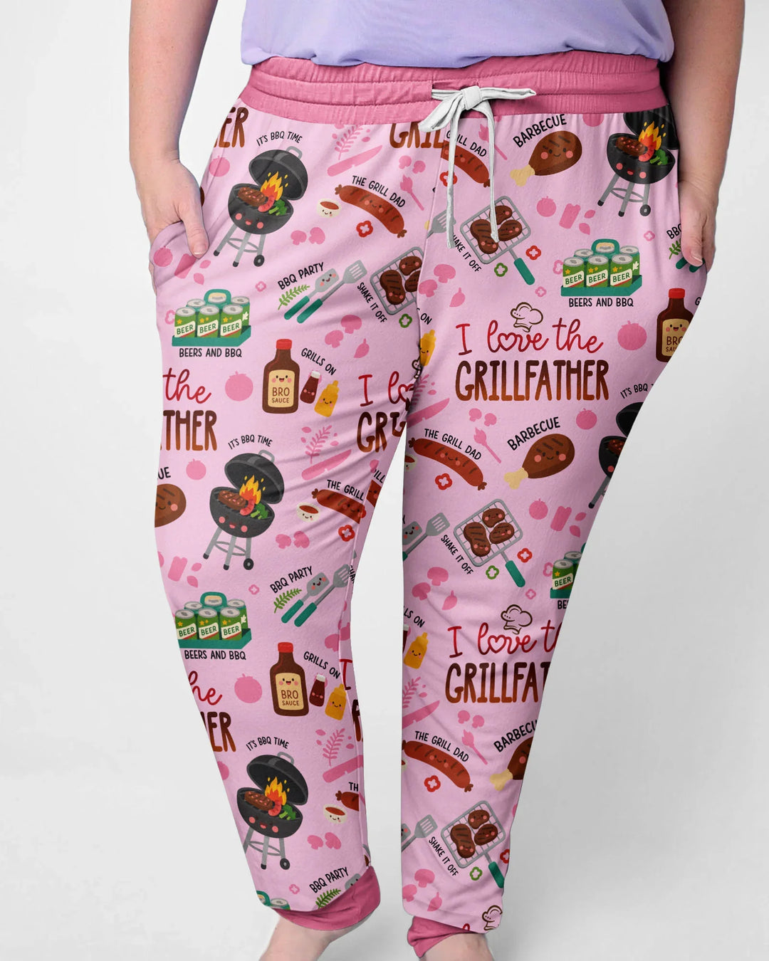 The Grill Father Familien-Pyjama-Set aus Bambus für Damen