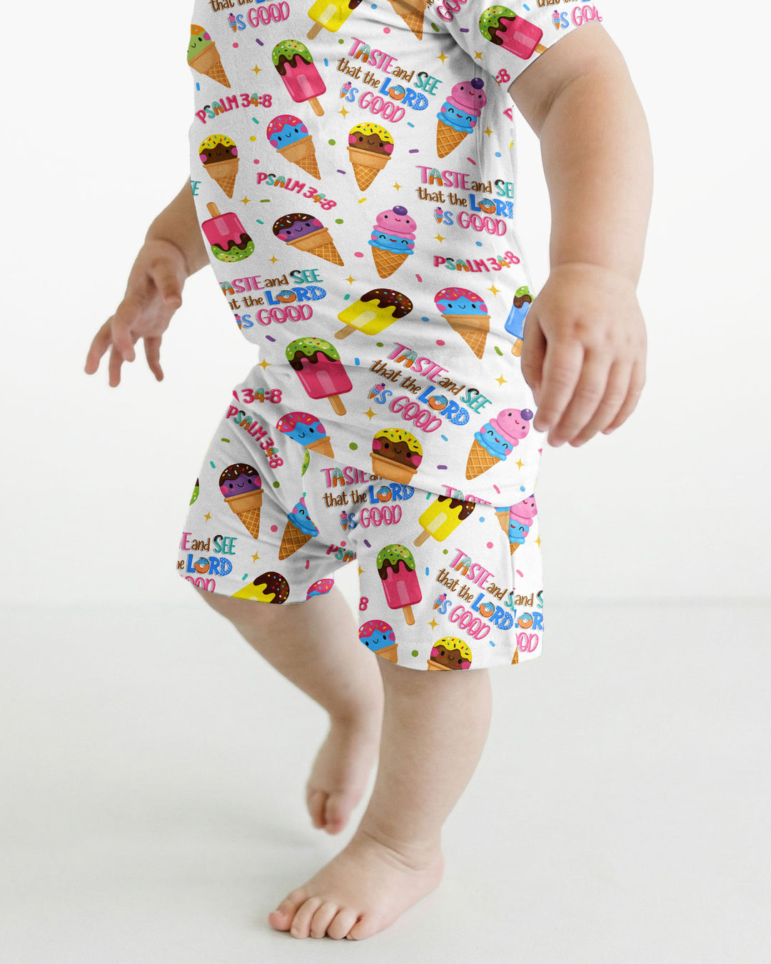 Schlafanzug-Set zweiteilig, kurze Ärmel, kurze Hose, Bambus