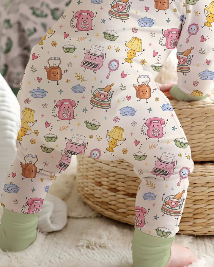 Gerippte Babykleidung mit individuellem Foto - Weich &amp; Skizzenhaft