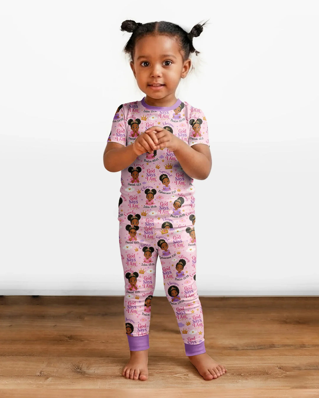 Zweiteiliges, kurzärmliges Pyjama-Set mit Marienkäfern