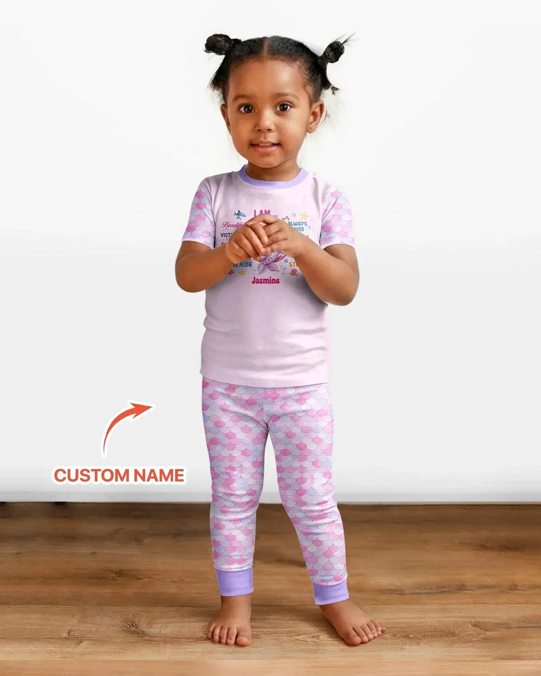 Zweiteiliges, kurzärmliges Pyjama-Set mit Marienkäfern